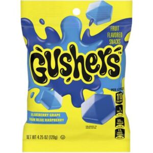 Gushers All Blue 4.25oz Peg Bag 8ct